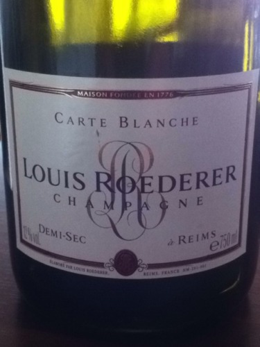 路易王妃布兰奇半干型香槟Champagne Louis Roederer Carte Blanche Demi-Sec