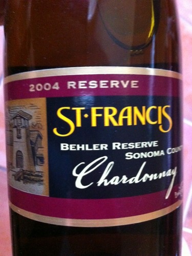 圣弗朗西丝贝勒园珍藏霞多丽干白St. Francis Behler Reserve Chardonnay