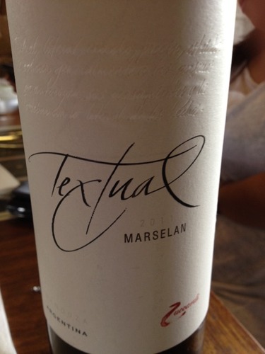 朱卡迪园马瑟兰干红Familia Zuccardi Textual Marselan