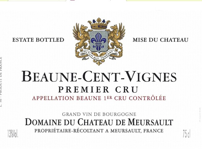 默尔索圣维尼园干红Chateau de Meursault Cent Vignes