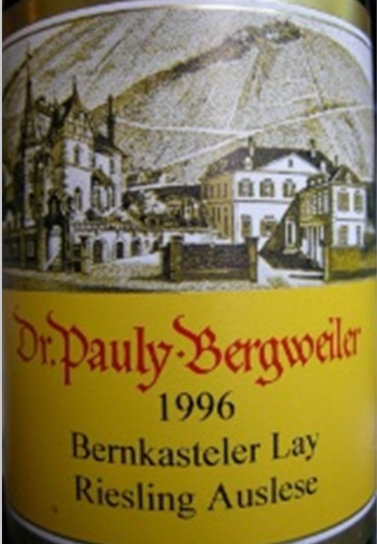 保利贝格伯尔卡斯特雷伊园晚收雷司令甜白Dr. Pauly-Bergweiler Bernkasteler Lay Riesling Spatlese