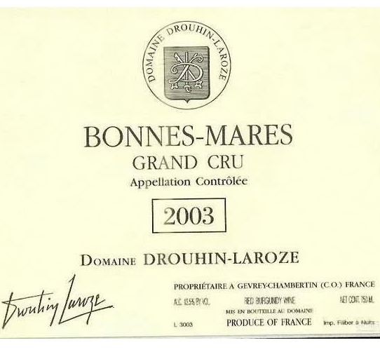 拉厚泽邦马尔园干红Domaine Drouhin-Laroze Bonnes-Mares