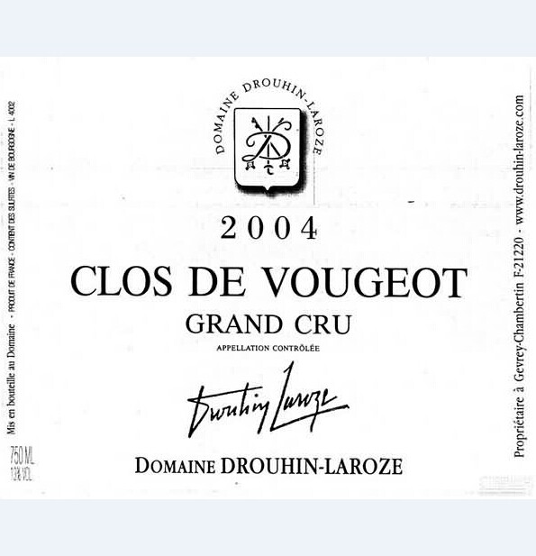 拉厚泽伏旧园干红Domaine Drouhin-Laroze Clos de Vougeot
