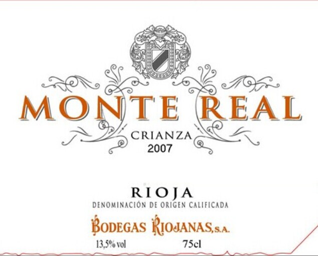 里奥哈蒙特雷特酿干红Bodegas Riojanas Monte Real Crianza