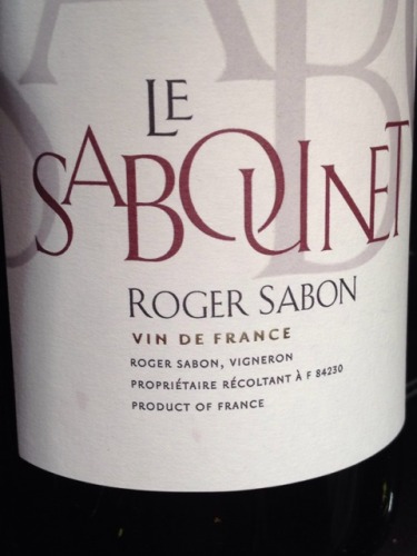 沙邦萨布尼VDT干红Roger Sabon Le Sabounet