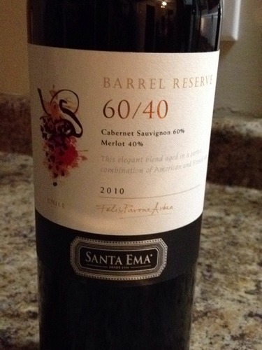 圣艾玛橡木桶精选赤霞珠梅洛干红Santa Ema Barrel Select 60-40 Cabernet Sauvignon Merlot