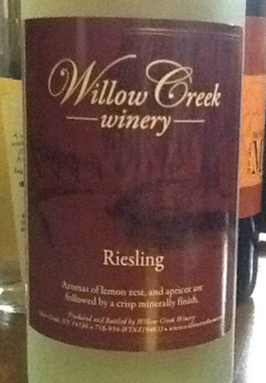 柳湾雷司令干白Willow Creek Winery Riesling