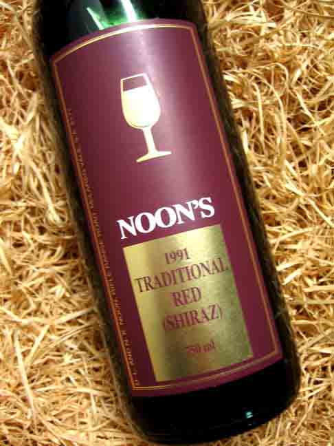 诺恩传世西拉干红Noon Winery Traditional Red Shiraz