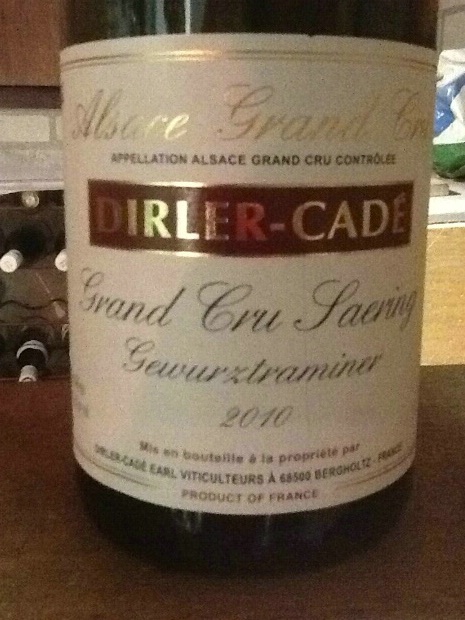 凯德酒庄琼瑶浆塞润晚收半干白Domaine Dirler-Cade Gewurztraminer Saering