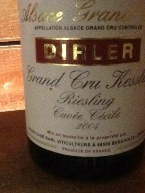 凯德酒庄凯斯勒特酿塞西尔雷司令半干白Domaine Dirler-Cade Kessler Cuvee Cecile Riesling