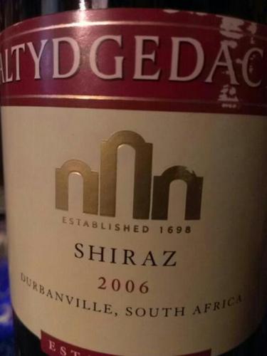 阿泰吉达西拉干红Altydgedacht Shiraz