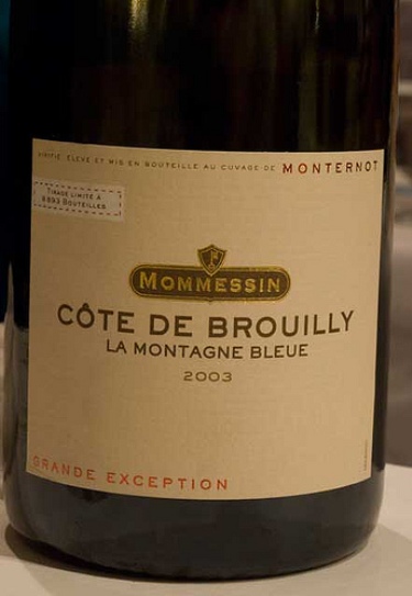 Mommessin Cote de Brouilly La Montagne Bleue