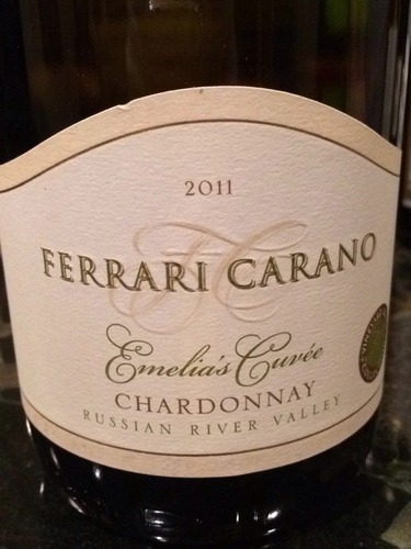 法拉利卡诺爱为丽亚斯特酿霞多丽干白Ferrari-Carano Emelia's Cuvee Chardonnay