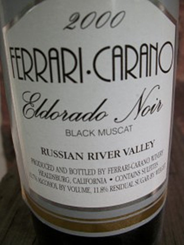 法拉利卡诺黄金国度黑色干红Ferrari-Carano Eldorado Noir