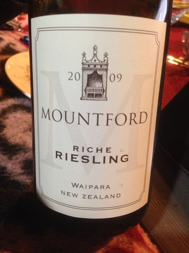 盲富山里奇雷司令干白Mountford Estate Riche Riesling