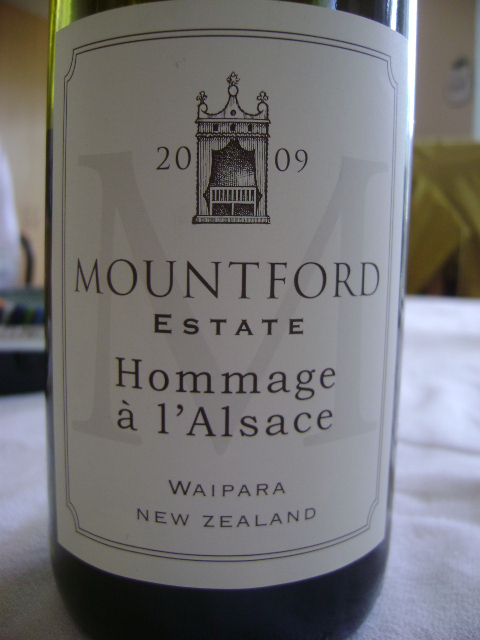 盲富山阿尔萨斯侯马爵干白Mountford Estate Hommage a l'Alsace