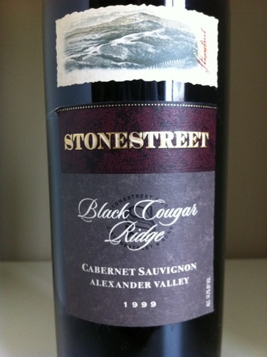 石街美洲狮岭赤霞珠干红Stonestreet black Cougar Ridge Cabernet Sauvignon