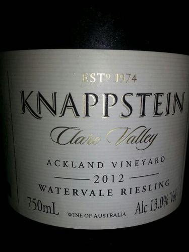 纳帕斯坦阿克兰园雷司令干白Knappstein Ackland Watervale Vineyard Riesling