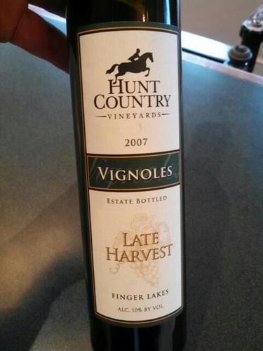 猎乡晚熟维诺干白Hunt Country Vineyards Late Harvest Vignoles