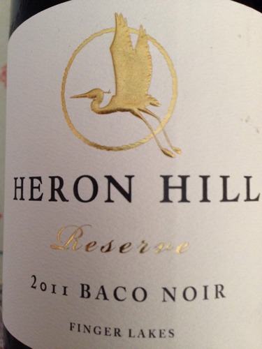 鹭山珍藏黑巴克干红Heron Hill Reserve Baco Noir