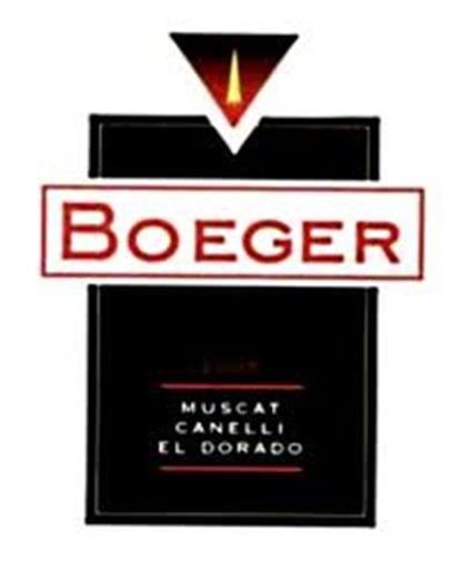 伯格尔麝香干红Boeger Winery Muscat Canelli