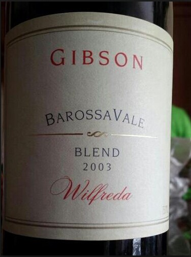 吉布森威普拉达混酿干红Gibson Barossavale Blend Wilfreda