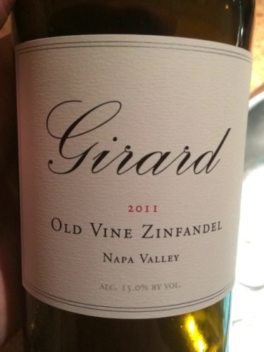 吉哈德老藤仙粉黛干红Girard Old Vine Zinfandel