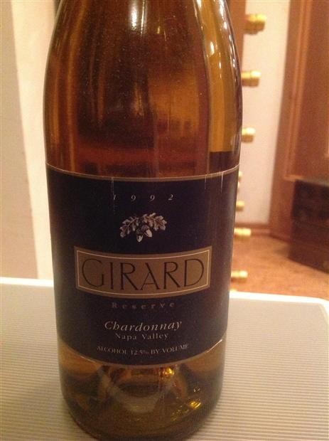 吉哈德珍藏霞多丽干白Girard Chardonnay Reserve