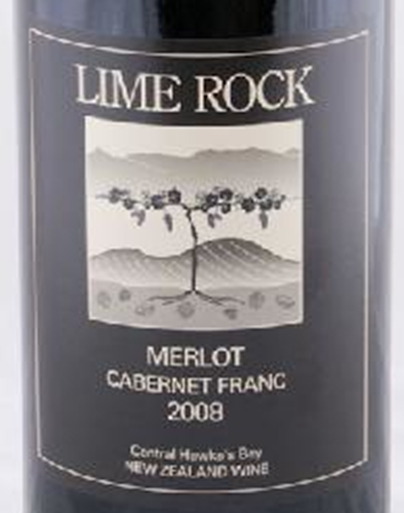 莱姆岩梅洛品丽珠混酿干红Lime Rock Merlot Cabernet Franc