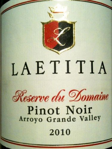 霁霞庄园珍藏黑皮诺干红Laetitia Reserve du Domaine Pinot Noir