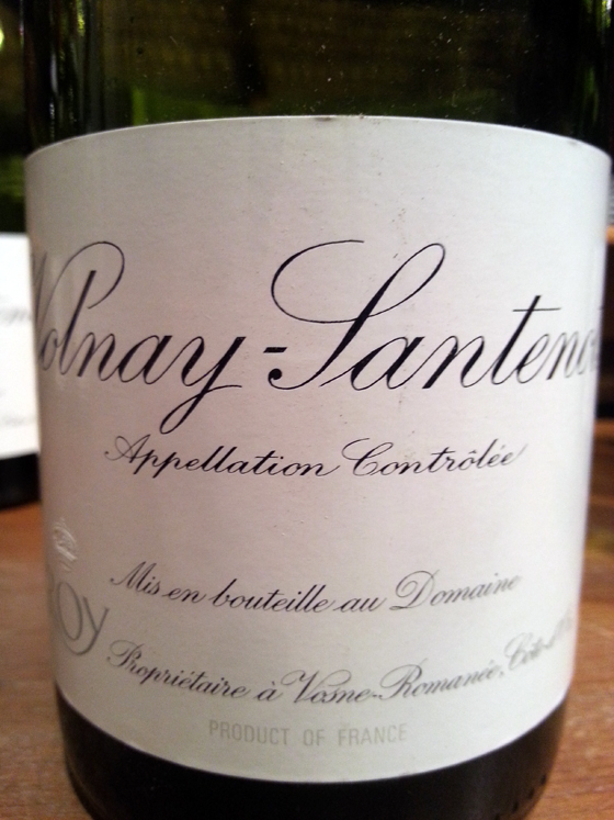 勒桦桑特诺园干红Domaine Leroy Volnay Santenots