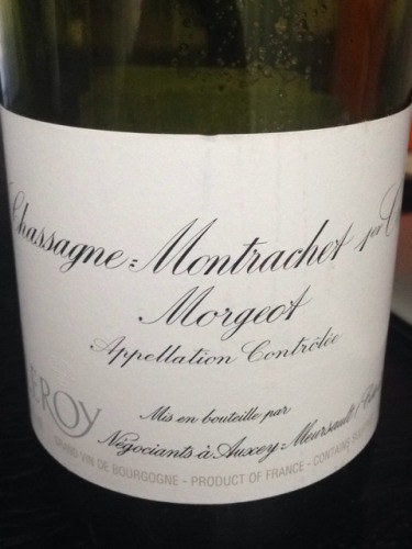 勒桦摩羯园干白Domaine Leroy Morgeot