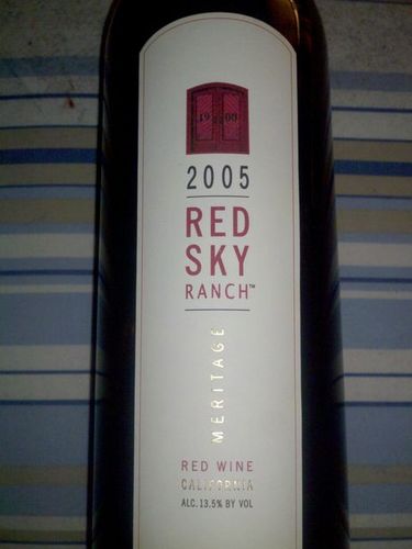 柏里欧红色天空园梅里蒂奇干红Beaulieu Vineyard Red Sky Ranch Meritage