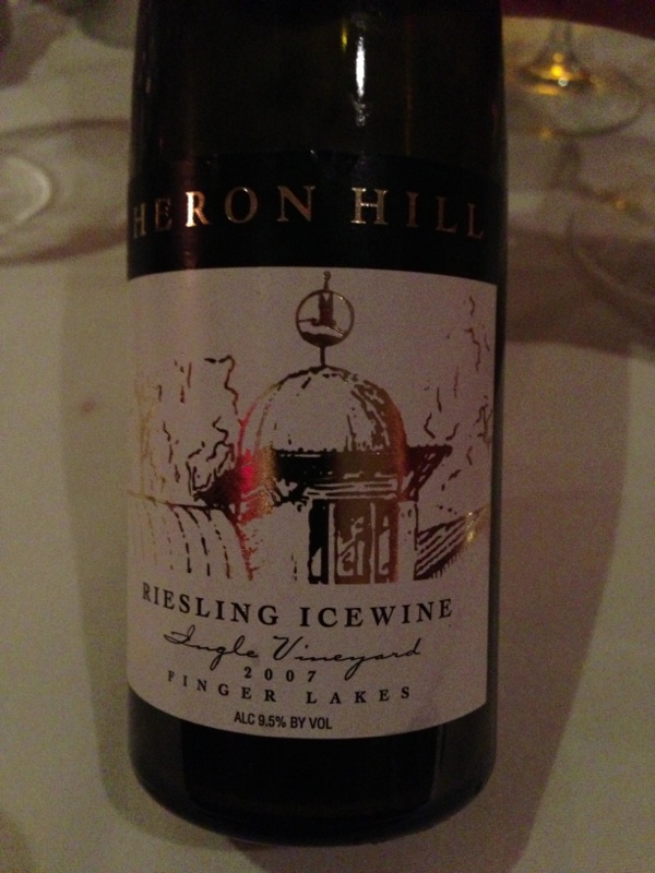 鹭山英格尔庄园雷司令冰白Heron Hill Ingle Vineyard Icewine Riesling