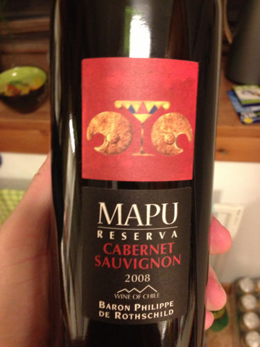 罗斯柴尔德男爵智利马普赤霞珠-佳美娜干红Baron Philippe de Rothschild Mapu Cabernet Sauvignon - Carmenere