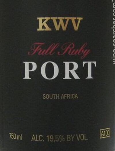 KWV宝石红波特酒KWV Full Ruby Port