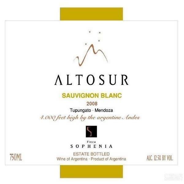 索非亚阿图索长相思干白Finca Sophenia Altosur Sauvignon Blanc