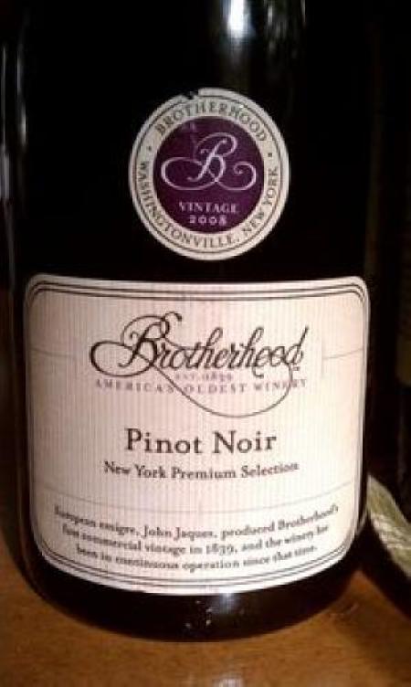 兄弟会黑皮诺干红Brotherhood Winery Pinot Noir