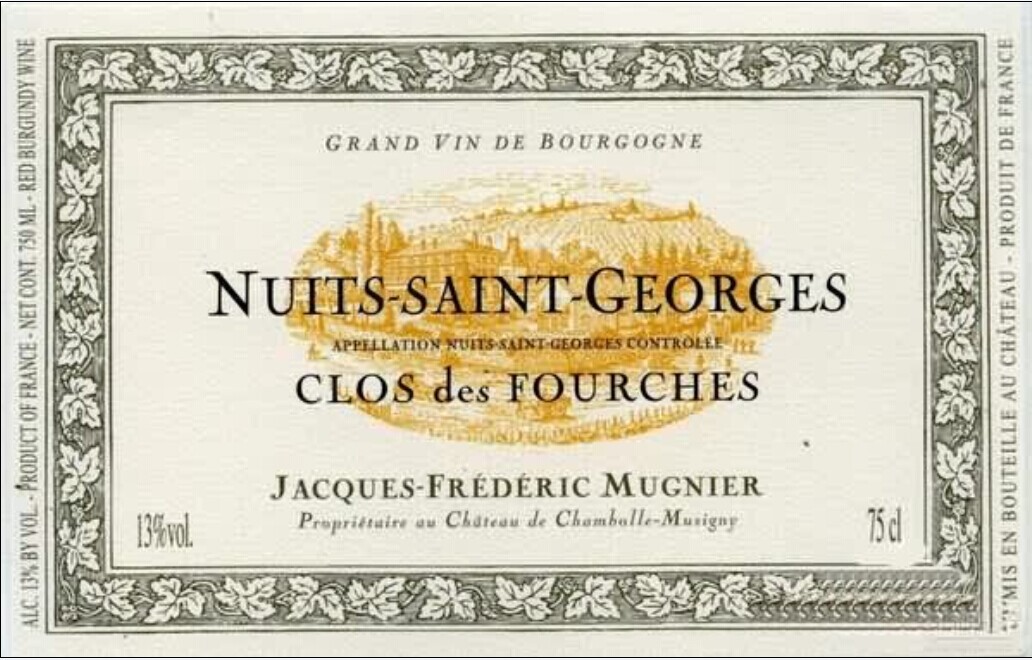 木尼艾福尔奇园干红Domaine Jacques-Frederic Mugnier Clos des Fourches