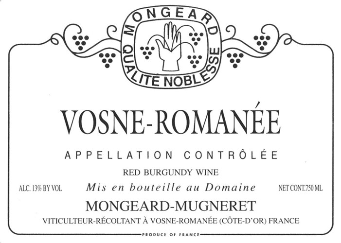 奇梦沃恩-罗曼尼干红Domaine Mongeard Mugneret Vosne-Romanee