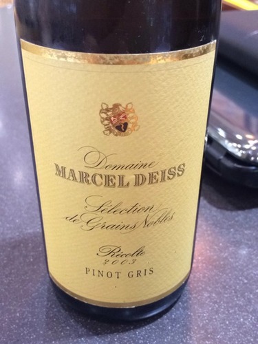 Marcel Deiss Pinot Gris Selection de Grains Nobles