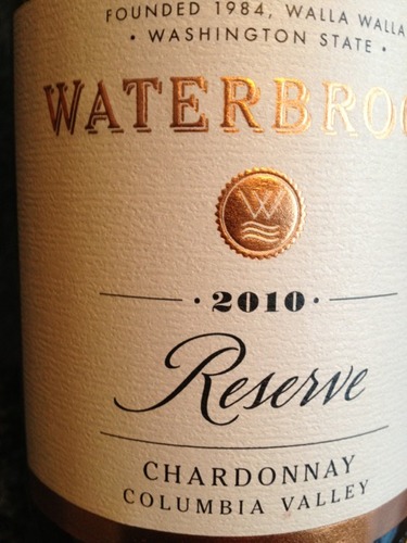 水博客珍藏霞多丽干白Waterbrook Reserve Chardonnay