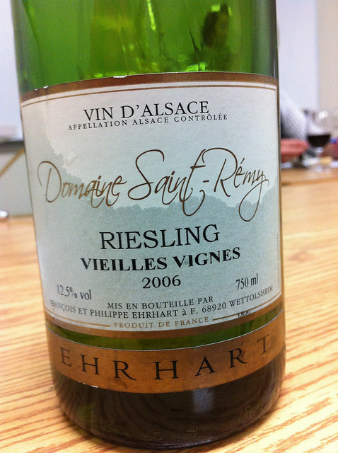 圣雷米老藤雷司令干白Domaine Saint Remy Vieilles Vignes Riesling