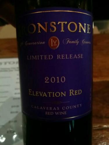 铁石限量“海拔”干红Ironstone Vineyards Limited Release Elevation Red