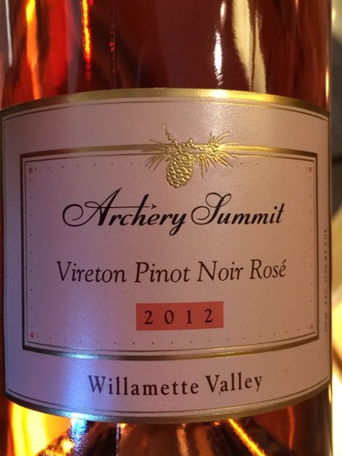 艾翠斯威尔顿黑皮诺桃红Archery Summit Vireton Pinot Noir Rose