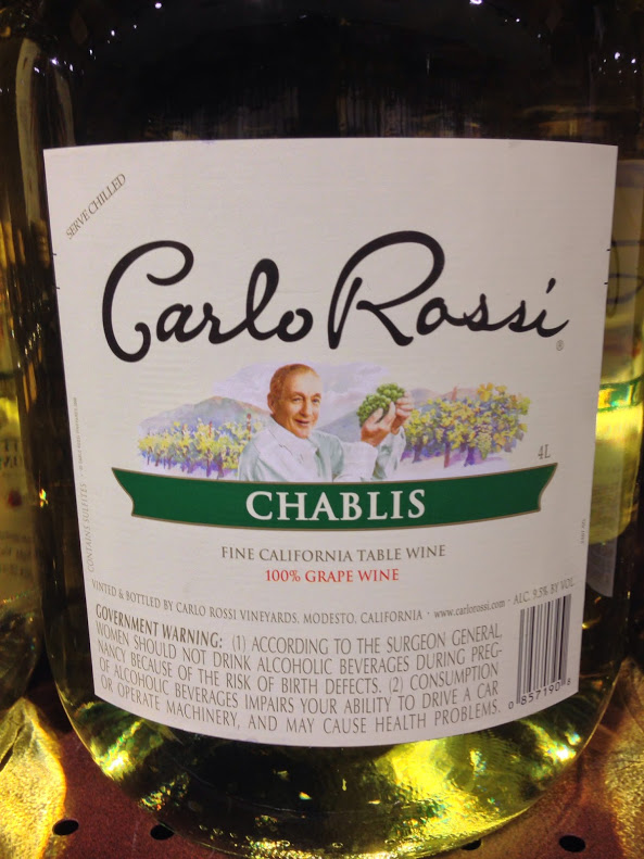 加州乐事夏布利干白Carlo Rossi Chablis