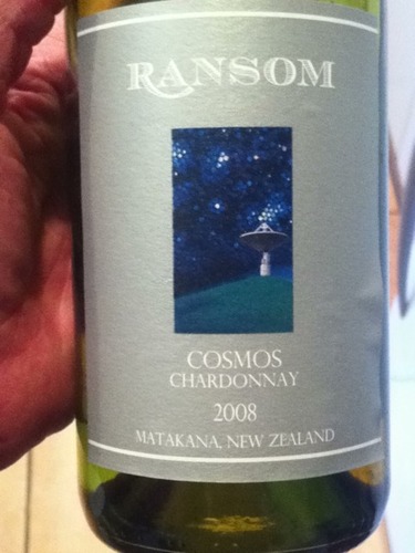 蓝塞姆科斯莫斯霞多丽干白Ransom Cosmos Chardonnay