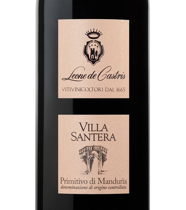 Leone de Castris Villa Santera Primitivo di Manduria