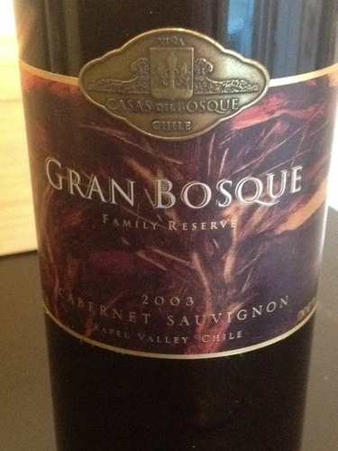 卡萨伯斯克私家典藏赤霞珠干红Casas del Bosque Gran Bosque Family Reserve Cabernet Sauvignon