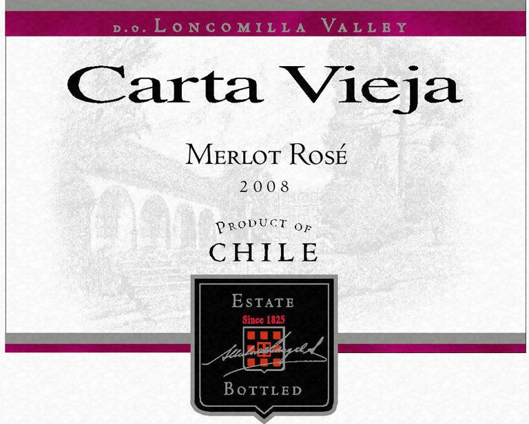 卡塔维嘉梅洛桃红Carta Vieja Merlot Rose